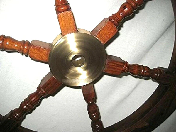 Volante XL de madera y buje de latón macizo: pequeños errores 