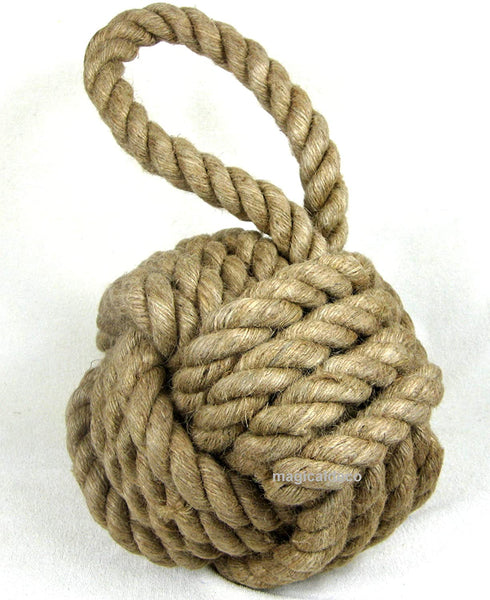Nudo decorativo pesado también - tope de puerta de cuerda trenzada - decoración estupenda 20/40 cm 