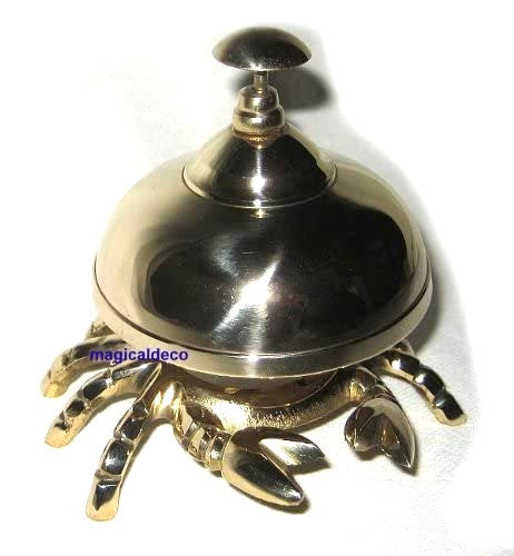 Campana de hotel con forma de cangrejo - original 