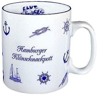 XL - taza, cafetera, taza de porcelana - Hamburgo 0,5 L - Diseño de producto alemán 