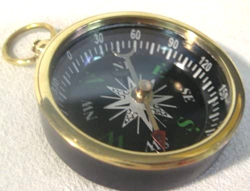 Brújula pequeña Ø 4,5 cm, funcional 
