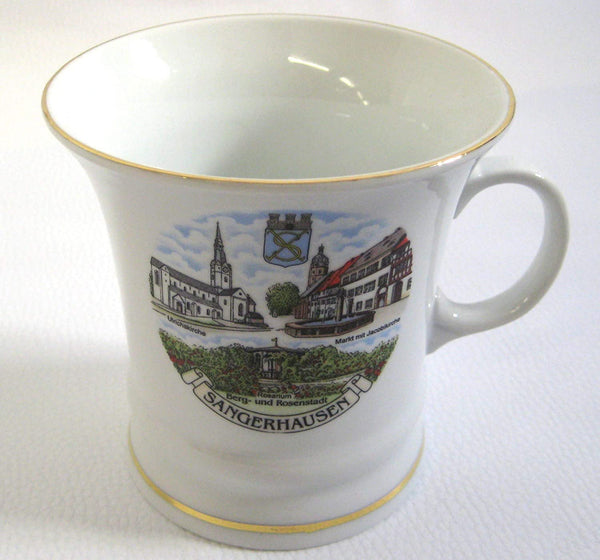 Taza de porcelana, cafetera, taza - Sangerhausen-Rosenstadt 