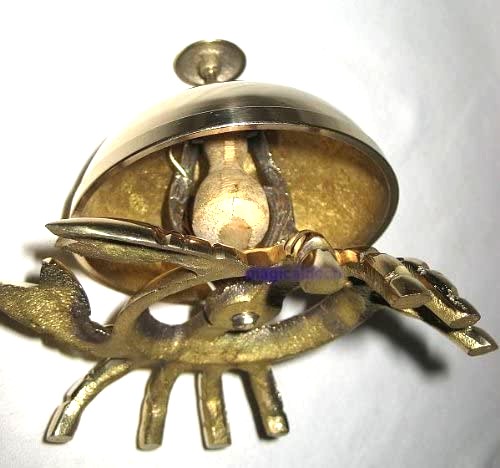 Campana de hotel con forma de cangrejo - original 