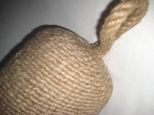 Bautismo de cuerda trenzada también tope de puerta, pesado 