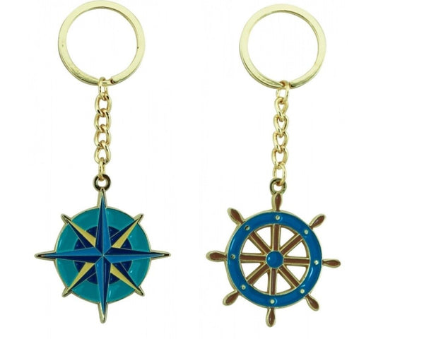 2X llavero/anillo - zinc esmaltado 