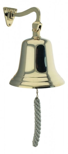 Campana de latón de 25 cm: llamativa campana de barco 