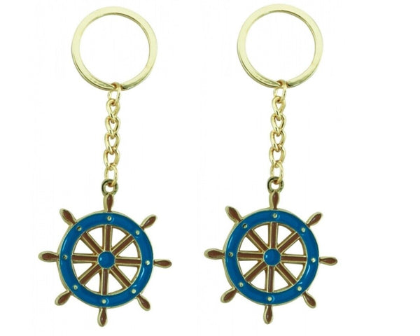 2X llavero/anillo volante - zinc esmaltado 