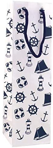 10 piezas - elegantes bolsas de regalo brillantes - bolsas para botellas - pintadas - 35 cm 