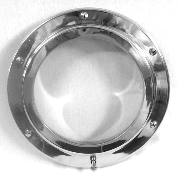 Ventana de ojo de buey integrada cerrada - maciza 3500 g - para instalación en puerta/pared 