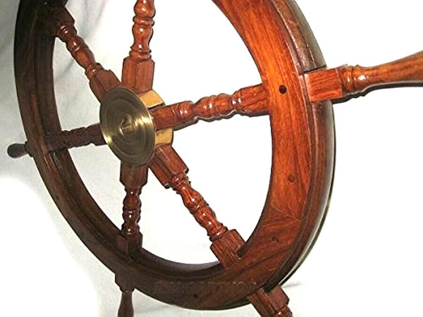 Volante XL de madera y buje de latón macizo: pequeños errores 