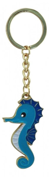 2X llavero/anillo - marítimo - criaturas marinas esmaltadas en zinc 