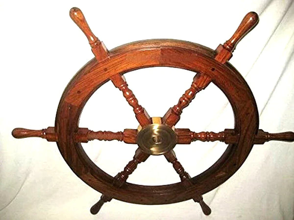 Volante XL de madera y buje de latón macizo: pequeños errores 