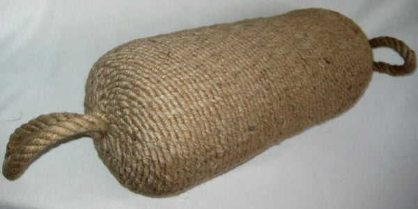 Schwerer Fender aus geflochtenem Tauwerk- Türstopper - 80 cm, Gewicht 4,3 kg - maritime-deco