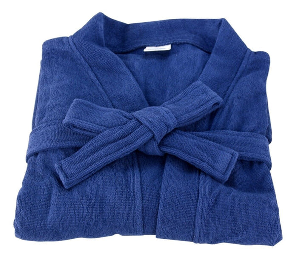 Bademantel maritim- Gr. S, L oder XL in marineblau - maritime-deco