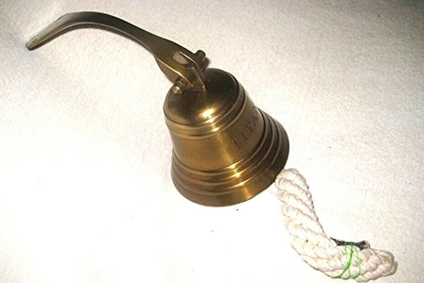 Schiffsglocke, Rettungsring 20 cm, Steuerrad 45 cm, Schiffsglocke 10 cm, Kompass - maritime-deco