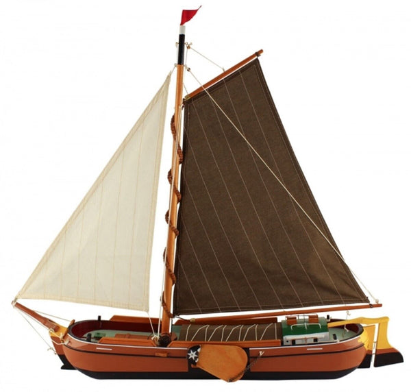 Velero, modelo de barco, marinero, barco plano de madera 75 cm