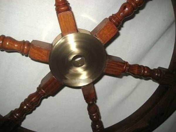 Spiegel-Bullauge-oeffnen-20-cm-Steuerrad 45 cm+Große Knotentafel-englisch - maritime-deco