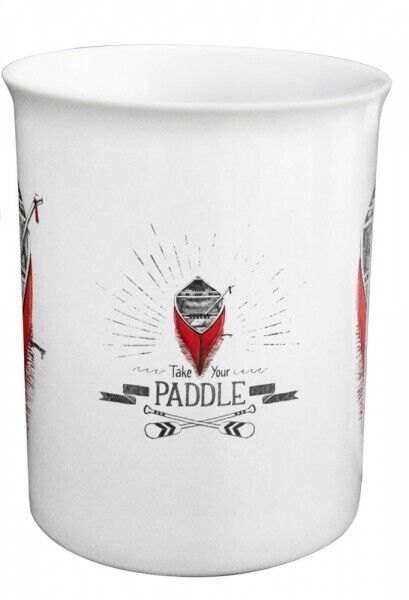 Tasse, Henkelbecher H. 10 cm, Porzellan in Geschenkebox- Motiv Boot - maritime-deco