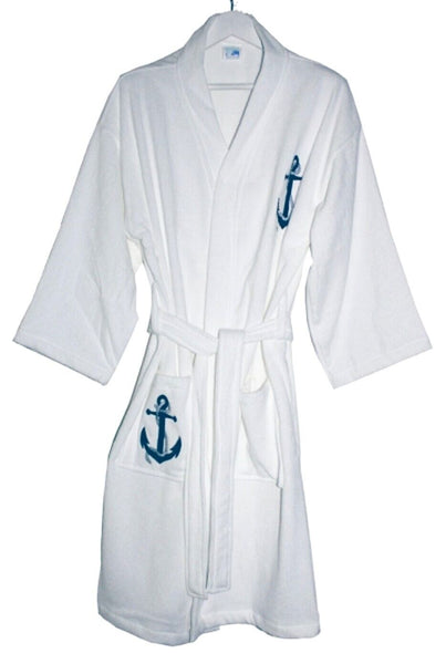 Bademantel maritim- Gr. S, L oder XL - maritime-deco