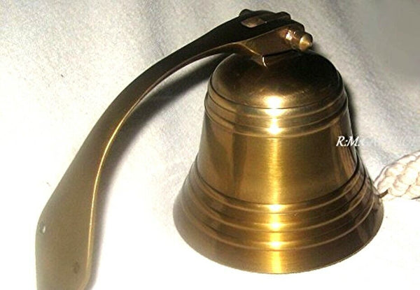 Schiffsglocke, Rettungsring 20 cm, Steuerrad 45 cm, Schiffsglocke 10 cm, Kompass - maritime-deco