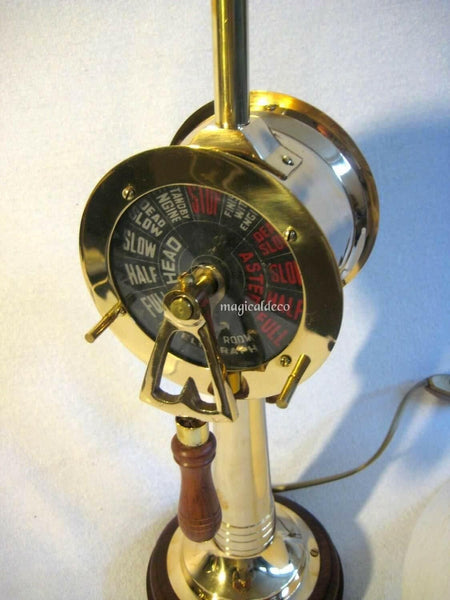 Massive Schiffslampe -Schiffsleuchte aus Messing - maritime-deco