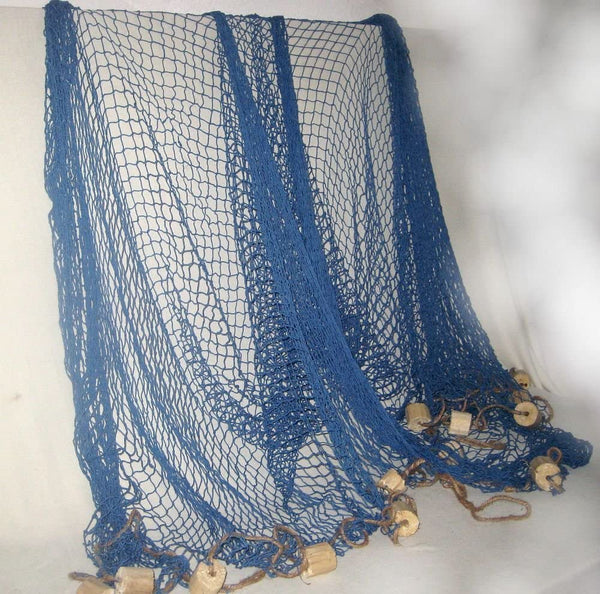 Geschenkset bestehend aus Segelyacht, Schiffsglocke+ XL 3,4 m blaues Fischernetz