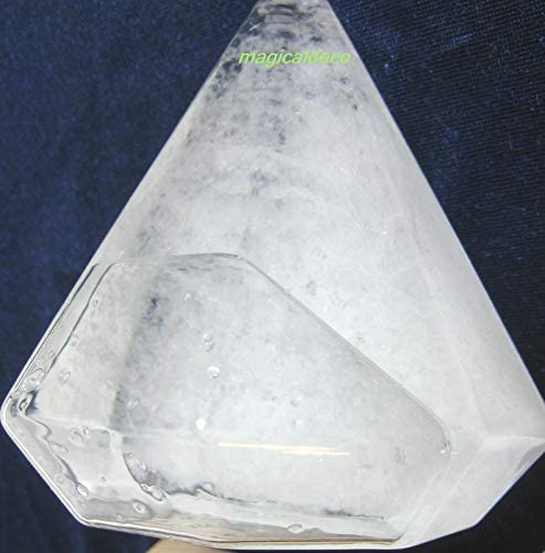 Vidrio de tormenta/barómetro/vidrio meteorológico sobre madera - 13x 10 cm 