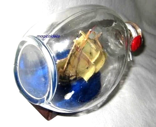 Barco en botella - barco botella - barco en botella - Santa María - L 15 cm