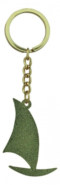 2X llavero/anillo de vela y surf - marítimo - zinc esmaltado 